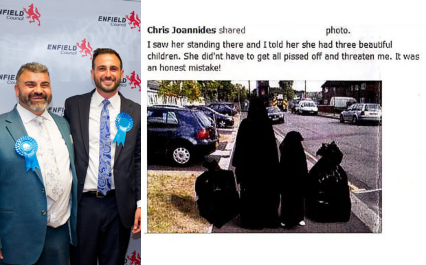 Councillor expelled over burka 'bin bag' post appointed Enfield's Deputy Mayor